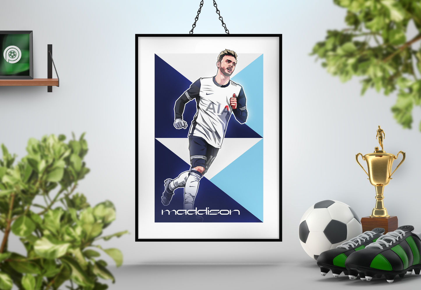 James Maddison Geometric Art Print