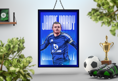 Jamie Vardy Glow Art Print