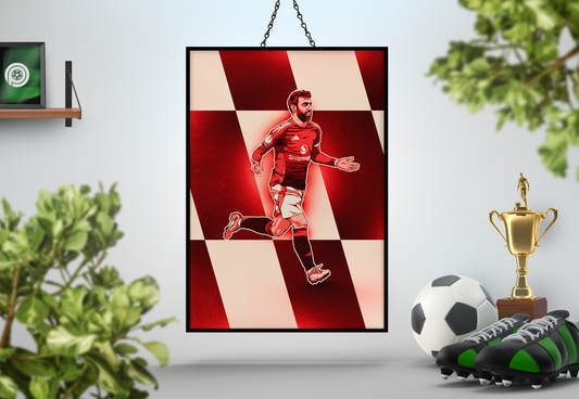 Bruno Fernandes Sections Art Print