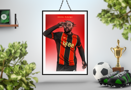 Antoine Semenyo Gradient Art Print
