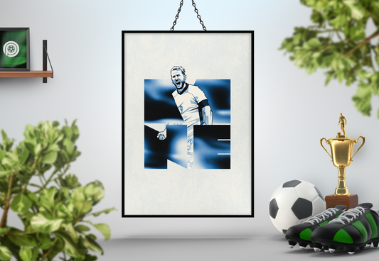 Harry Kane Blocks Art Print