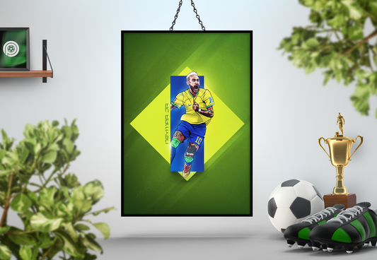 Neymar Jr Light Leak Art Print