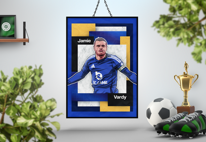 Jamie Vardy Mosaic Art Print