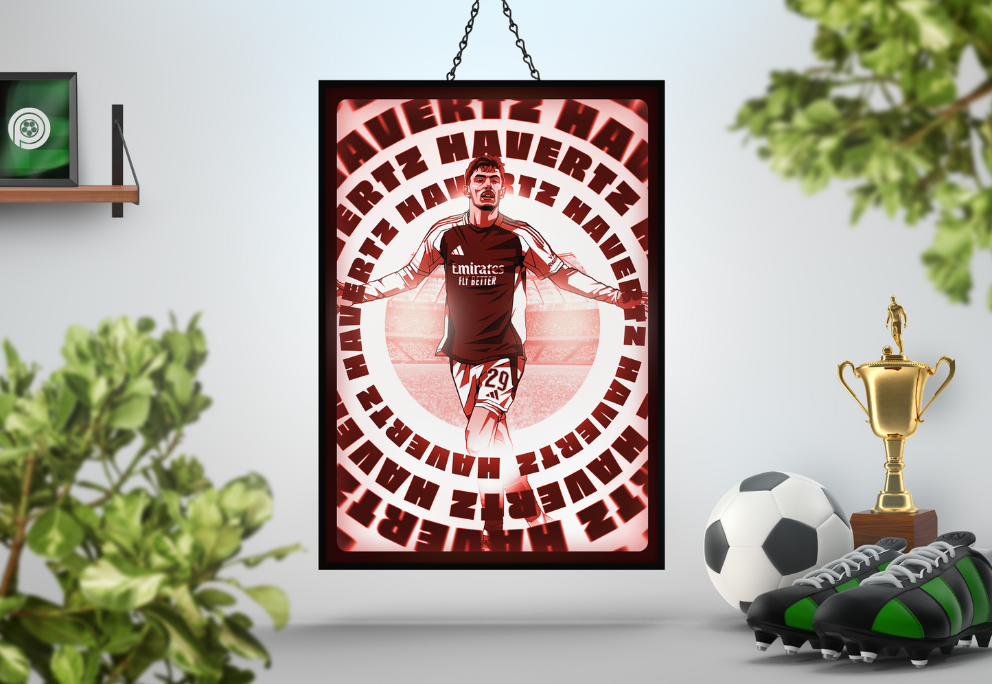 Kai Havertz Radial Art Print