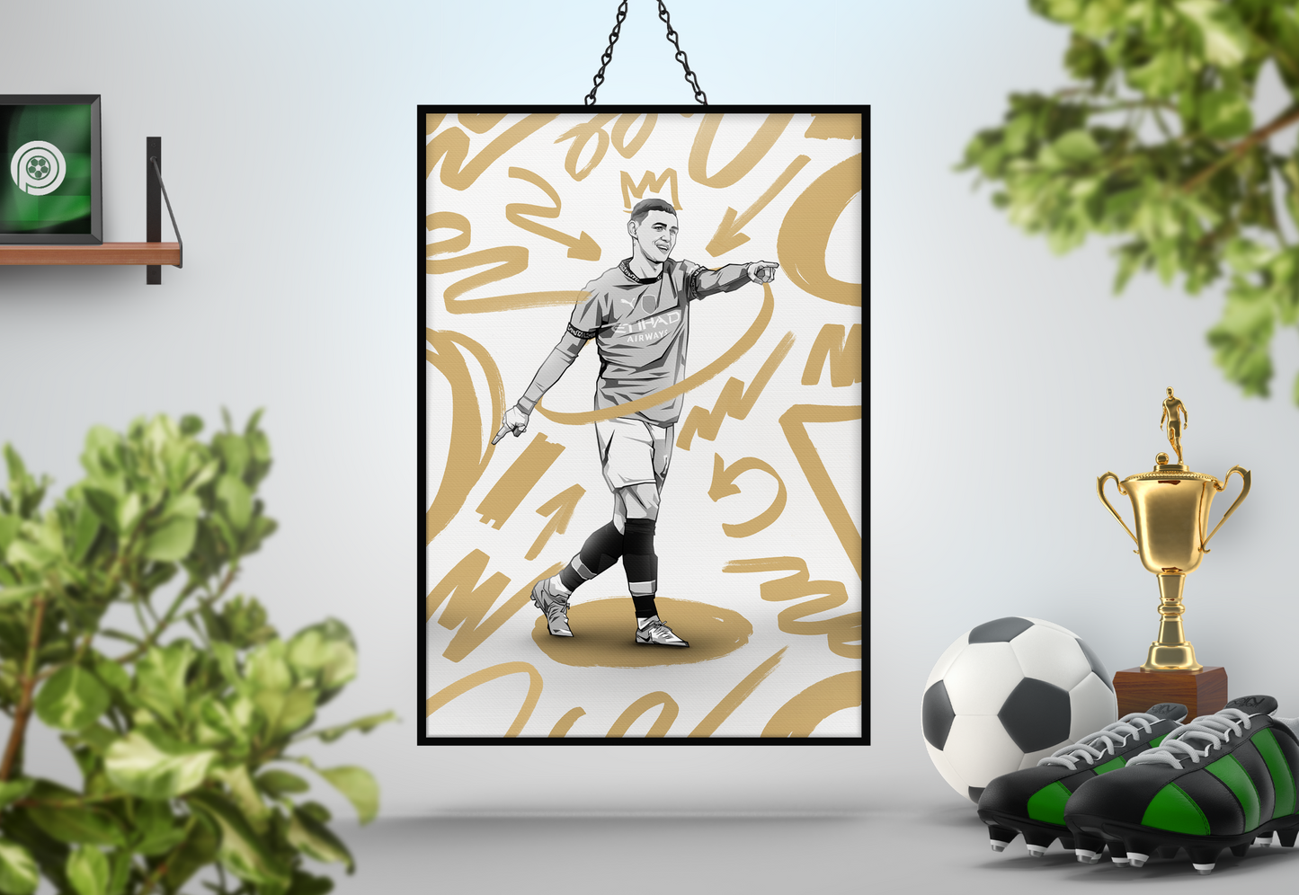 Phil Foden Marker Art Print