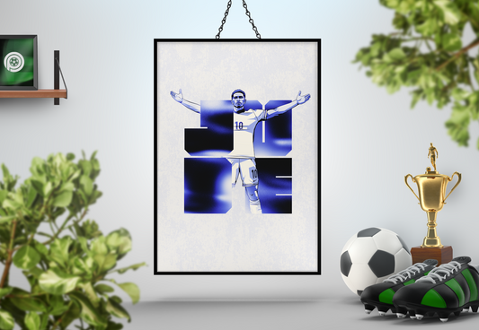 Jude Bellingham Blocks Art Print