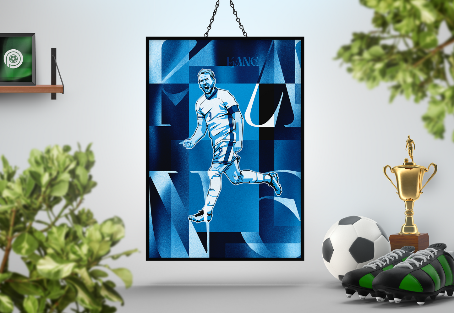 Harry Kane Collage Art Print