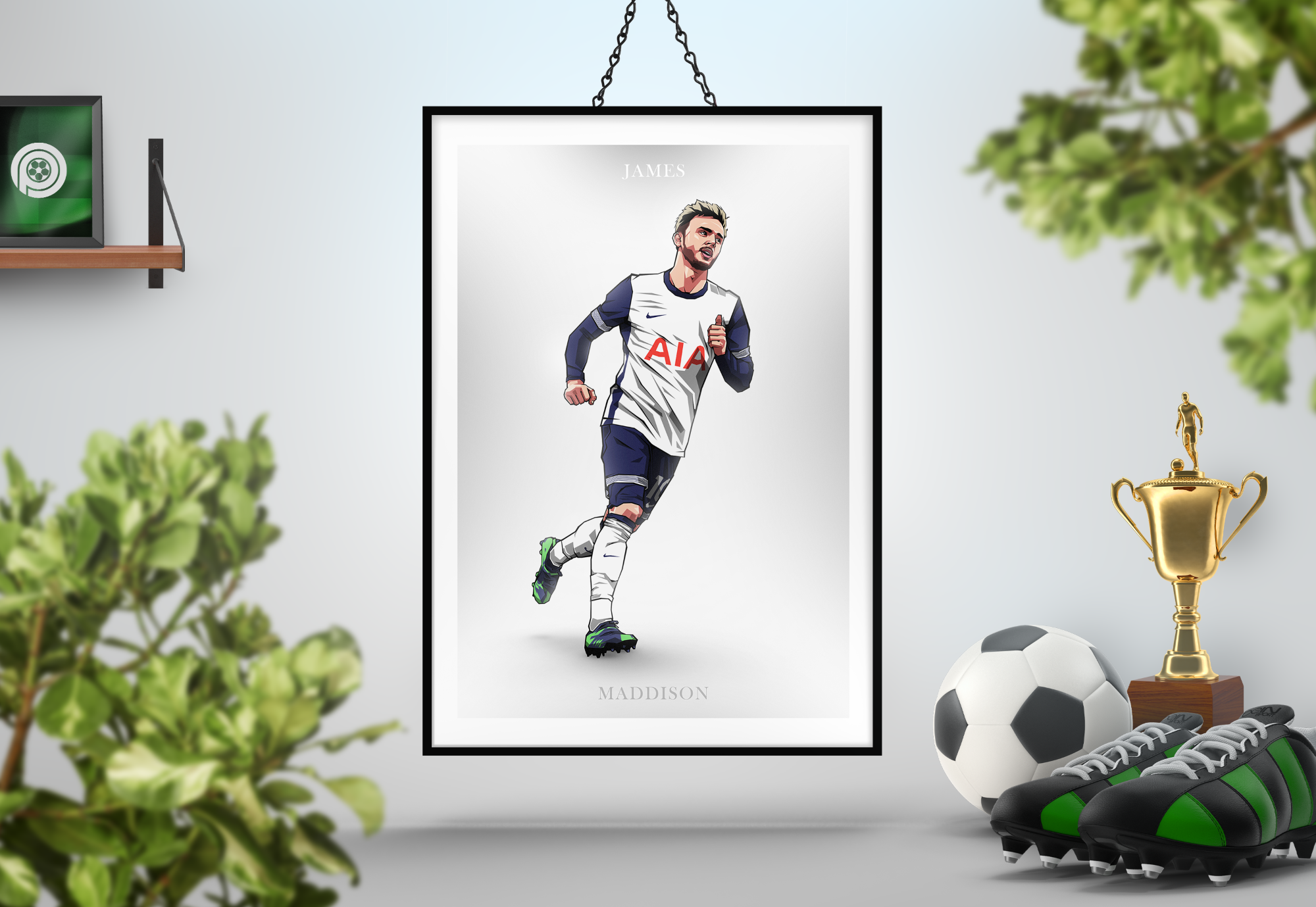 James Maddison Clean Art Print