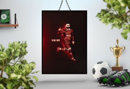 Mohamed Salah Shadows Art Print