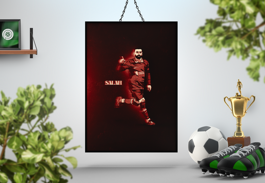 Mohamed Salah Shadows Art Print