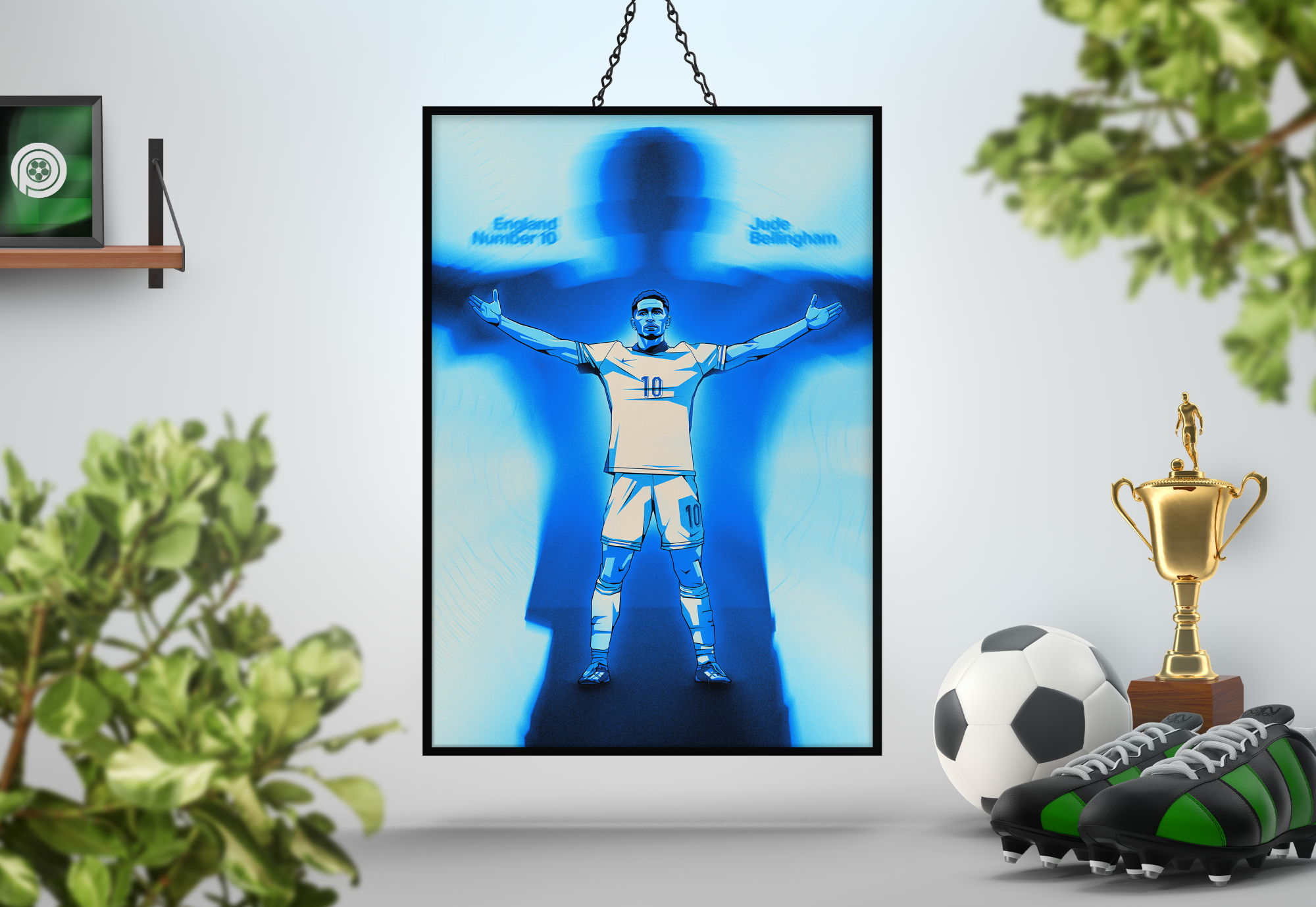 Jude Bellingham Silhouette Art Print