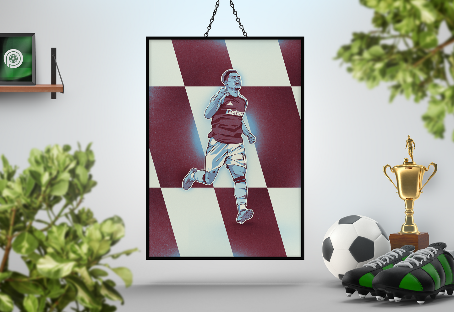 Ollie Watkins Sections Art Print