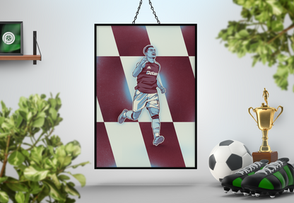Ollie Watkins Sections Art Print