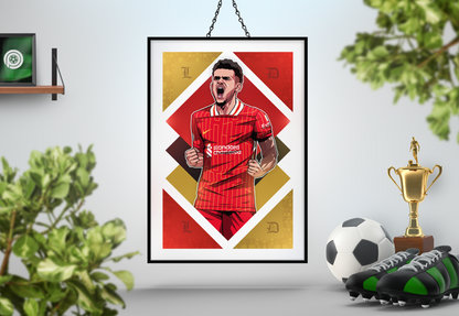 Luis Díaz Diamonds Art Print