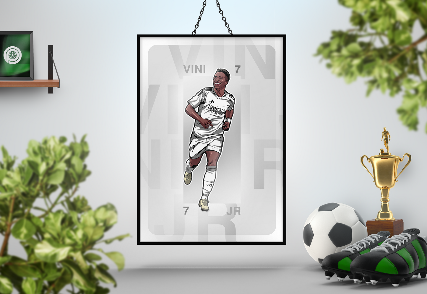 Vinícius Júnior Repeat Art Print