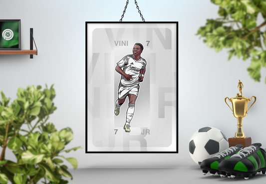 Vinícius Júnior Repeat Art Print