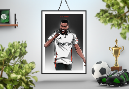 Alex Iwobi Gradient Art Print