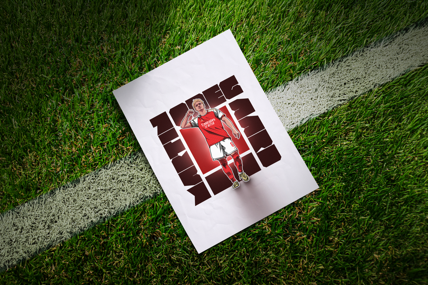 Martin Ødegaard Cube Art Print