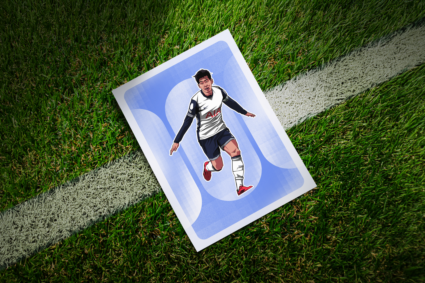 Heung-min Son Rounded Art Print