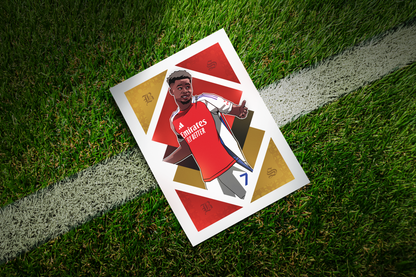 Bukayo Saka Diamonds Art Print