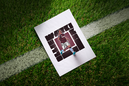 Ollie Watkins Cube Art Print