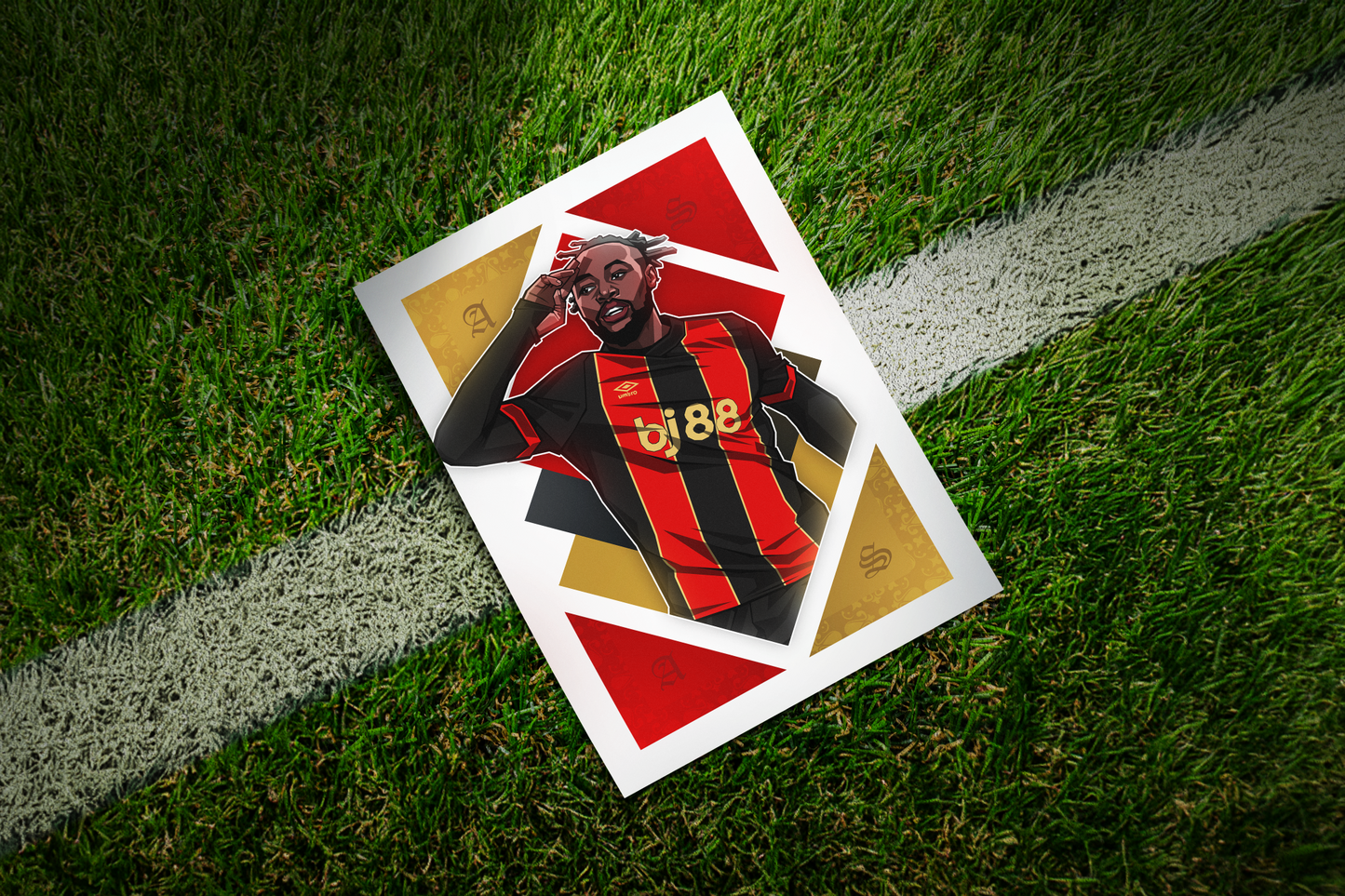 Antoine Semenyo Diamonds Art Print
