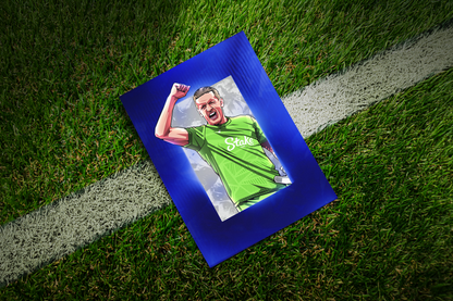 Jordan Pickford Glass Art Print