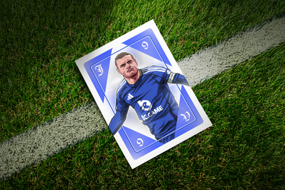 Jamie Vardy Playing Card Art Print