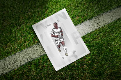 Vinícius Júnior Repeat Art Print