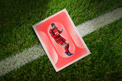 Virgil Van Dijk Rounded Art Print