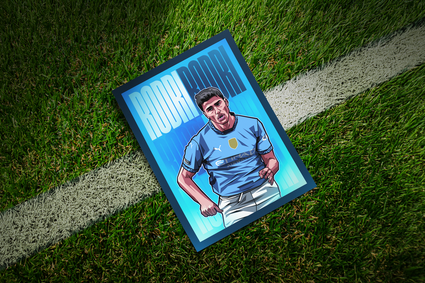 Rodri Glow Art Print