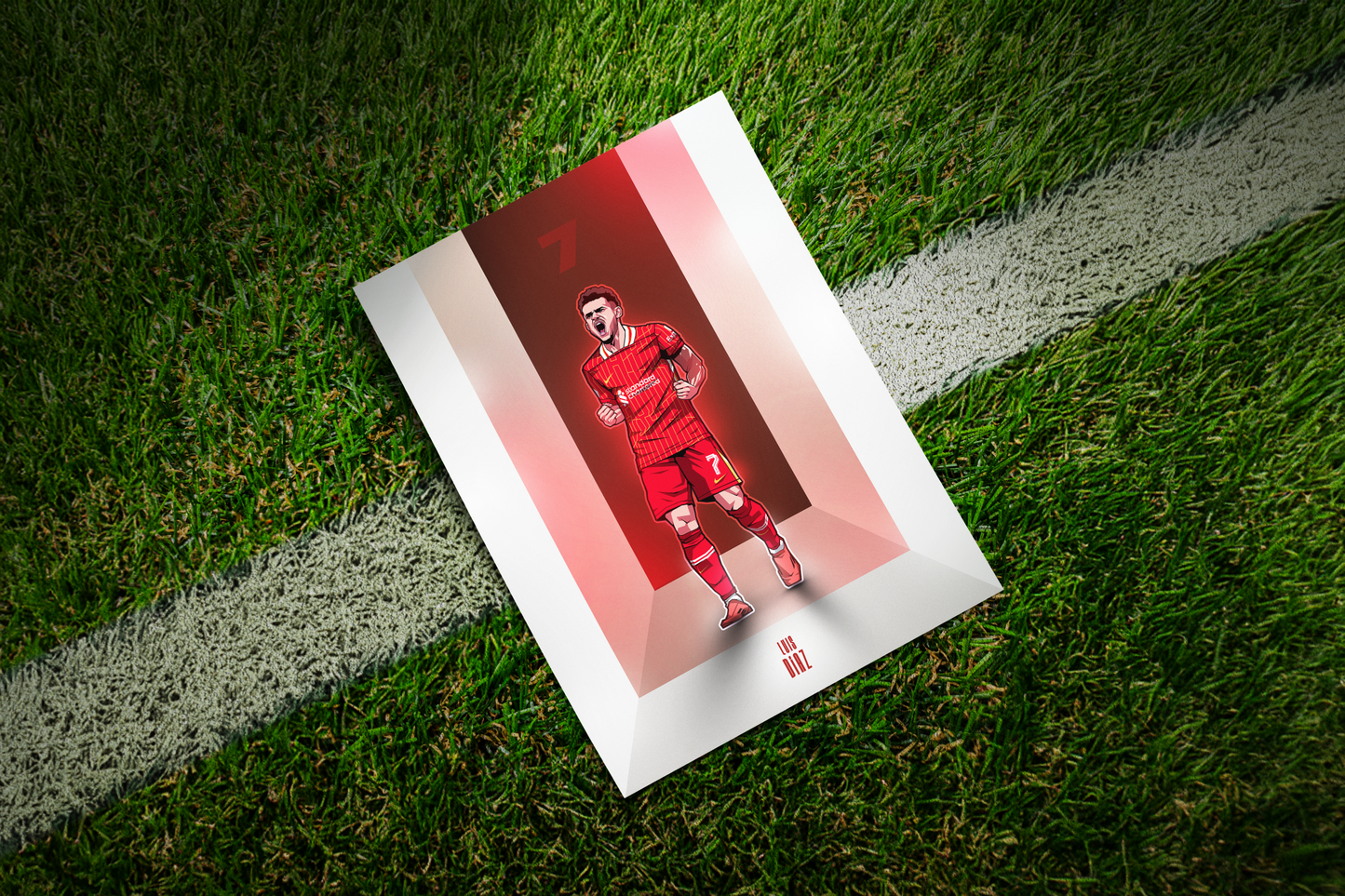 Luis Díaz Walls Art Print