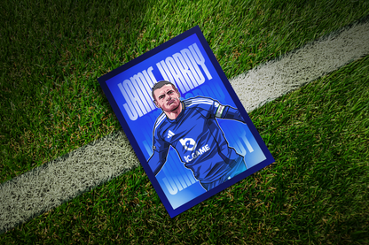 Jamie Vardy Glow Art Print