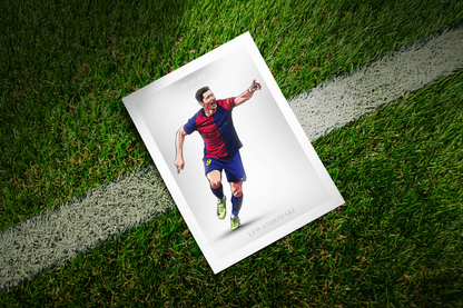 Robert Lewandowski Clean Art Print