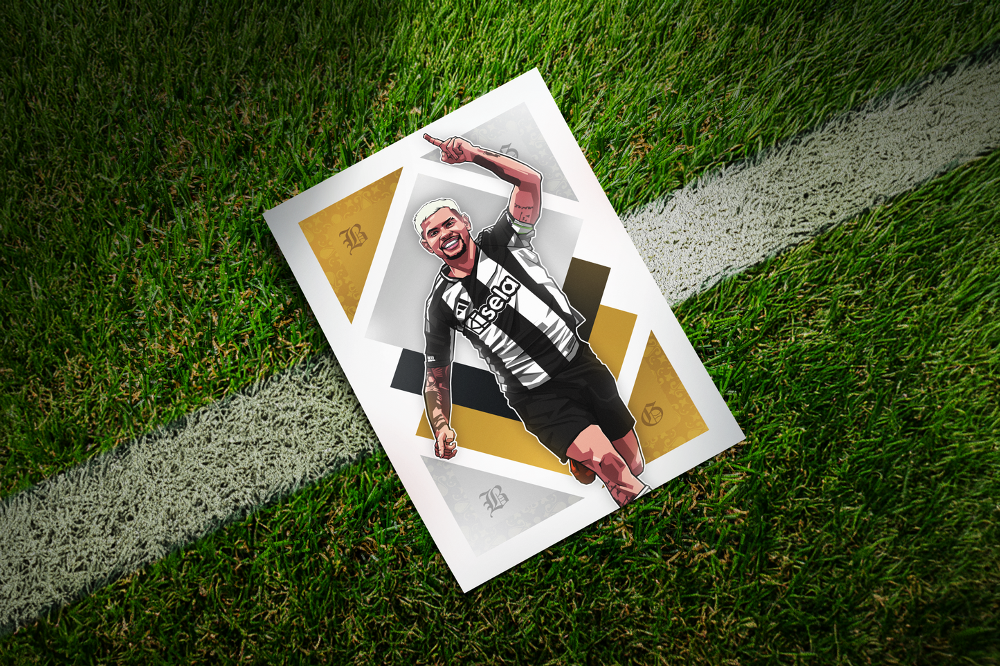 Bruno Guimarães Diamonds Art Print