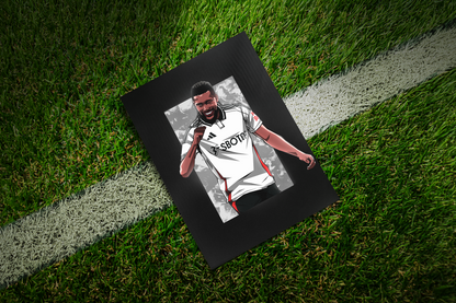 Alex Iwobi Glass Art Print