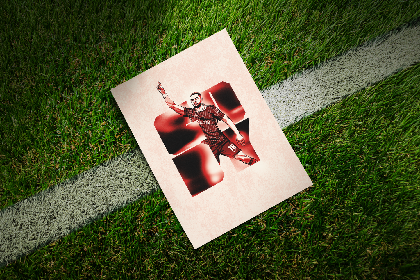 Cody Gakpo Blocks Art Print