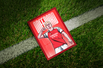Martin Ødegaard Glow Art Print