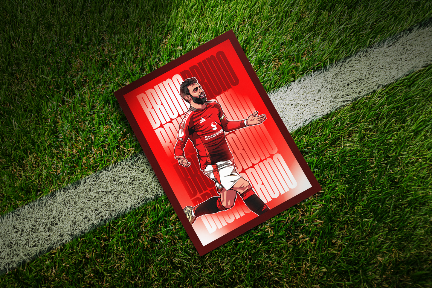 Bruno Fernandes Glow Art Print