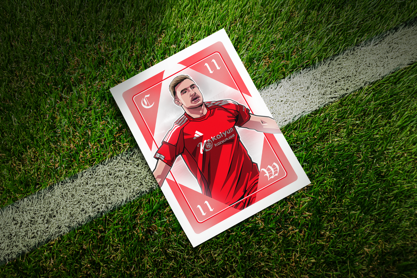 Chris Wood Playing Card Art Print