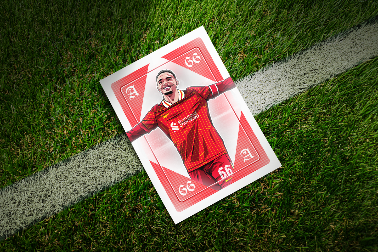Trent Alexander-Arnold Playing Card Art Print