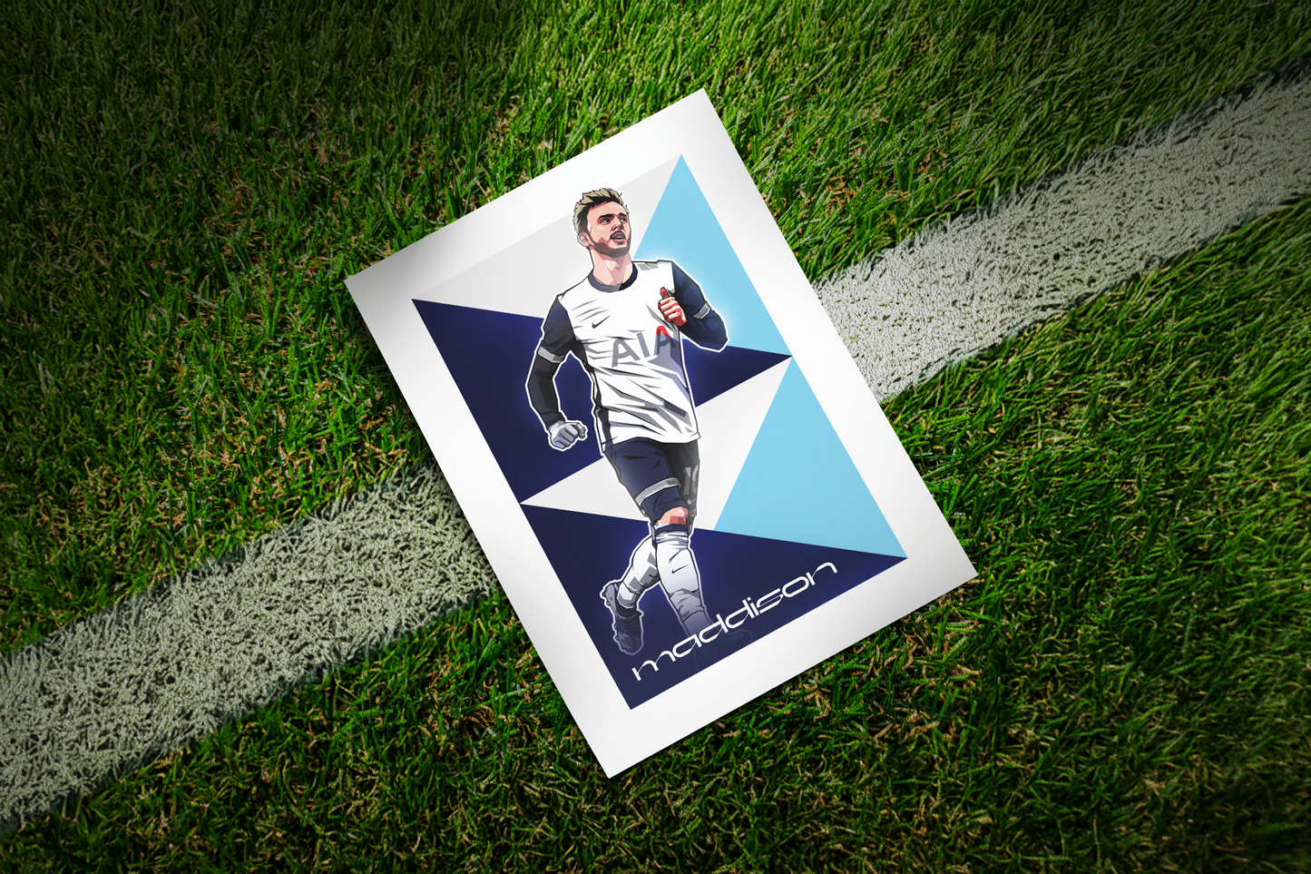 James Maddison Geometric Art Print