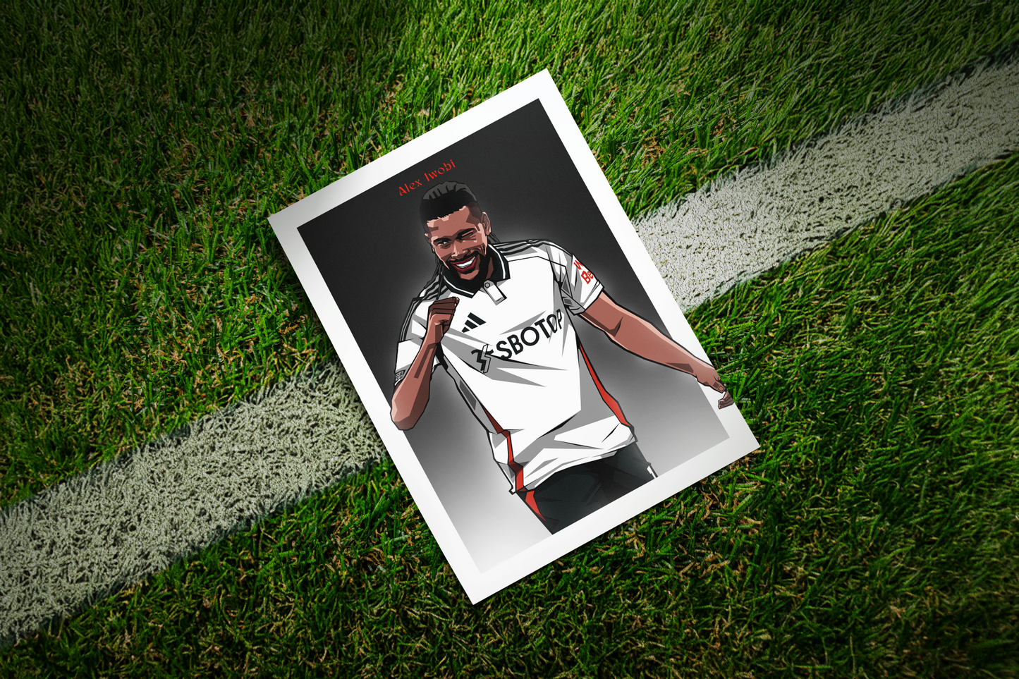 Alex Iwobi Gradient Art Print