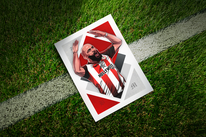 Bryan Mbeumo Diamonds Art Print