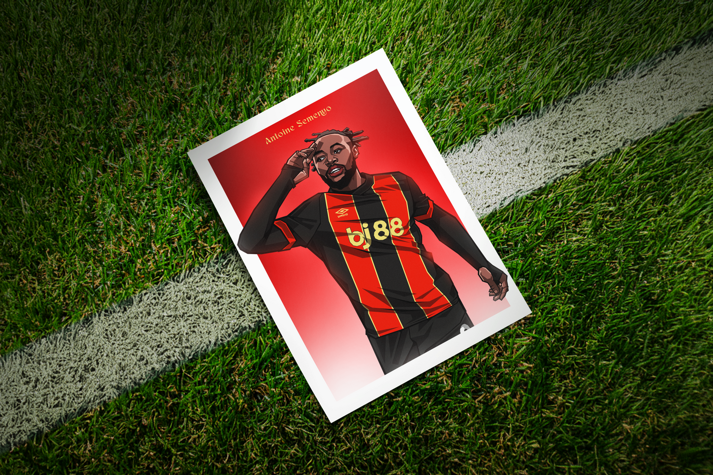 Antoine Semenyo Gradient Art Print