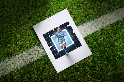 Erling Haaland Cube Art Print