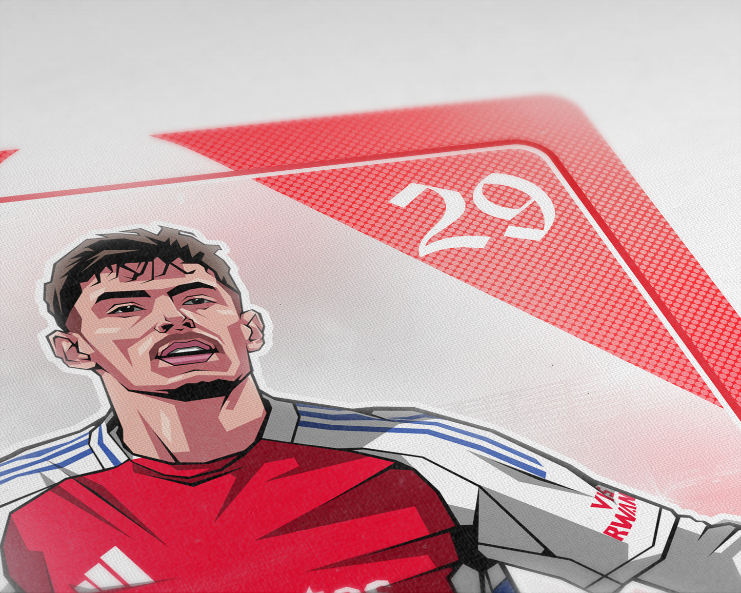 Kai Havertz Playing Card Art Print