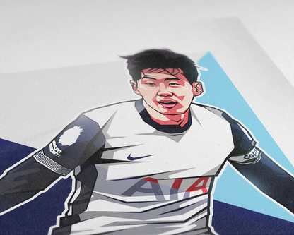 Heung-min Son Geometric Art Print