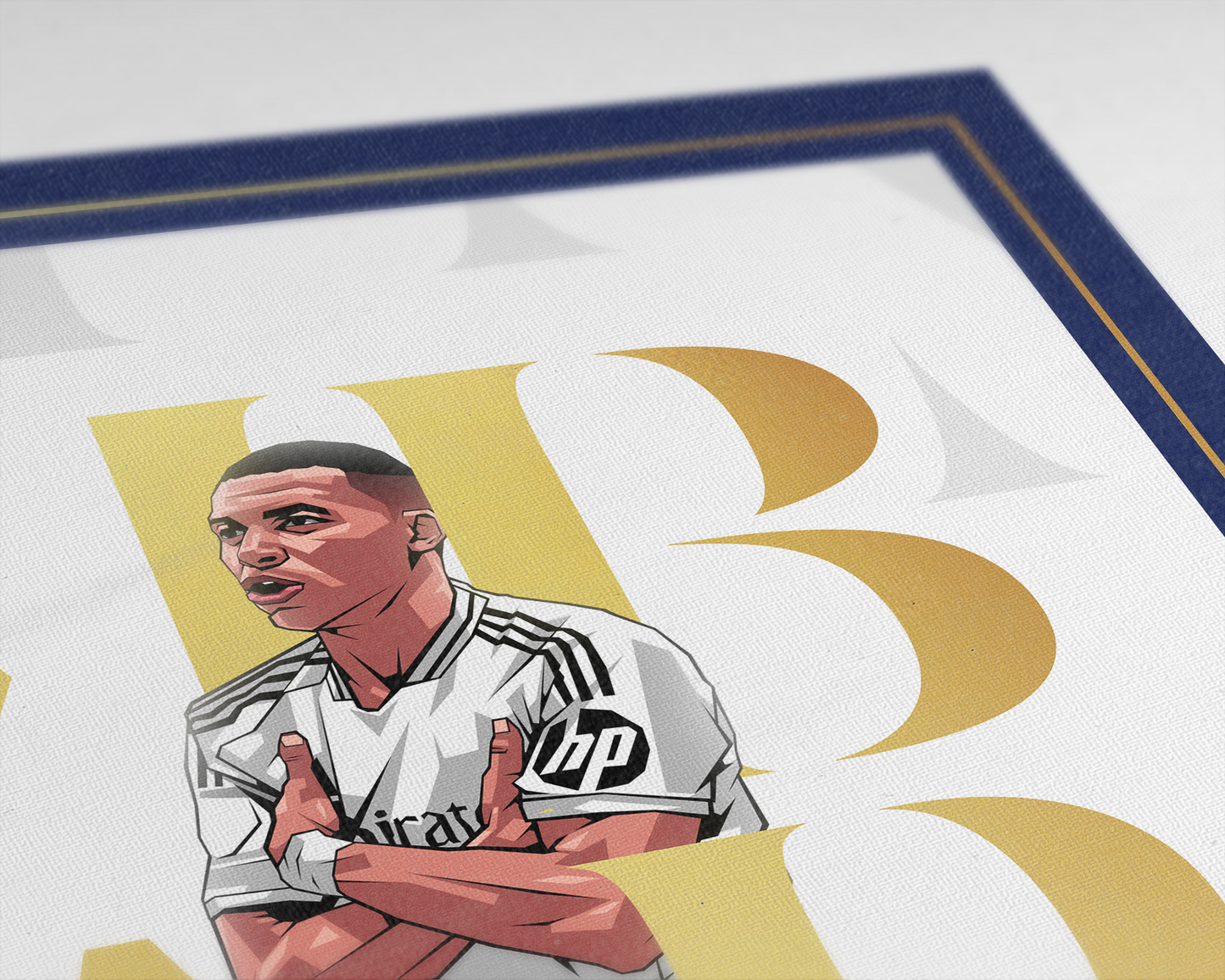 Kylian Mbappé Museum Art Print