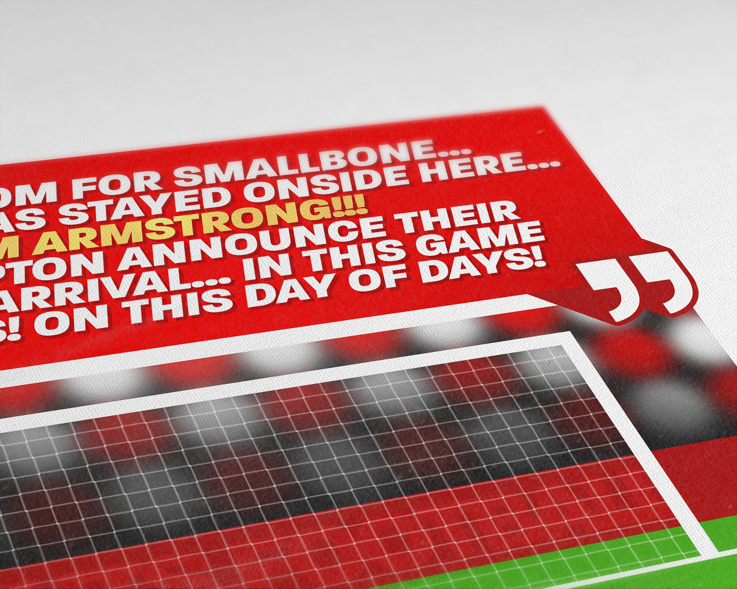 Adam Armstrong GOAL vs Leeds | Art Print | 2023/24 Championship Play-Off Final | Southampton